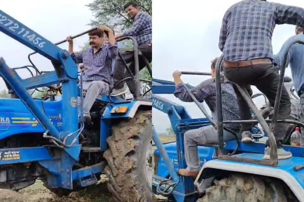 ट्रैक्टर पर सवार होकर शिकायत सुलझाने पहुंचे कार्यपालन अभियंता: एक अधिकारी की अनोखी पहल 1 Untitled design 26 2