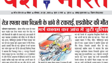 तेज रफ्तार कार बिजली के खंबे से टकराई, एडवोकेट की मौत 6 WhatsApp Image 2025 06 30 at 13.54.35 1