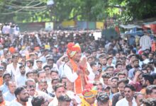 श्रावण माह के अवसर पर नरेला में निकली बाबा महाकाल की शाही सवारी 11 IMG 20250721 WA0046