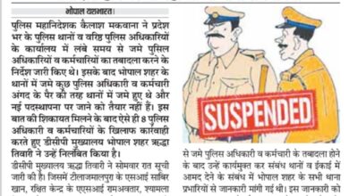 थानों के अंगद बने एसआई और आरक्षक समेत 8 निलंबित 7 WhatsApp Image 2025 07 08 at 13.49.02