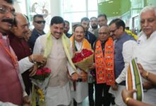 लोक स्वास्थ्य परिवार कल्याण मंत्री जेपी नड्डा पहुंचे जबलपुर 11 11 6