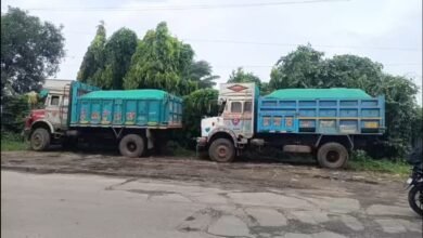 सडक़ किनारे खड़े रेत से भरे 5 डंपरों समेत 6 वाहन जब्त, केस दर्ज -पुलिस ने खनिज विभाग को दी सूचना 9 800a0b33 f149 4832 a8ec 96653744bb0d