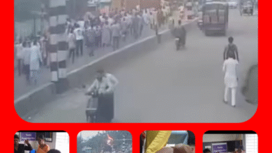 कांवड़ यात्रा के दौरान हादसा : रेलवे हाइटेंशन लाइट के तारो के संपर्क में आया झंडा, 4 झुलसे 7 Screenshot 20250804 180233.Gallery