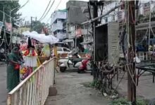 शहर में अवैध रूप से दुर्गा पंडाल रोशन,2 मासूमों की मौत के बाद भी विद्युत कंपनी नींद में 10 06 20