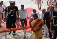 राष्ट्रपति द्रौपदी मुर्मू पिंडदान के लिए पहुंचीं गयाजी 10 09 7