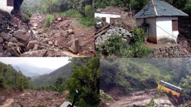 हिमाचल के बिलासपुर में बादल फटने से तबाही,10 गाडिय़ां मलबे में दबी,घरों को नुकसान, 7 40