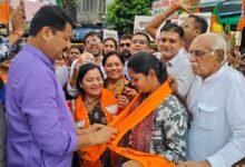 कांग्रेस नेताओ की महिलाओ पर की गई टिप्पणियों से नाराज होकर कांग्रेस पार्षद काजल सोनेलाल ने दिया पार्टी से इस्तीफा 10 IMG 20250902 WA0465