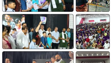 पुरस्कार वितरण समारोह में शामिल होकर कांग्रेस नेताओं ने किया बच्चों का उत्साहवर्धन, शहर कांग्रेस कमेटी के द्वारा आयोजित की गई थी निबंध एवं चित्रकला प्रतियोगिता 8 spiral null 1757857260186