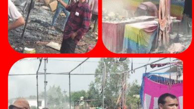 पटाखों की दुकानों में भीषण विस्फोट : दुकानें जलकर खाक ...लाखों का नुकसान 8 Screenshot 20251019 150218.Gallery