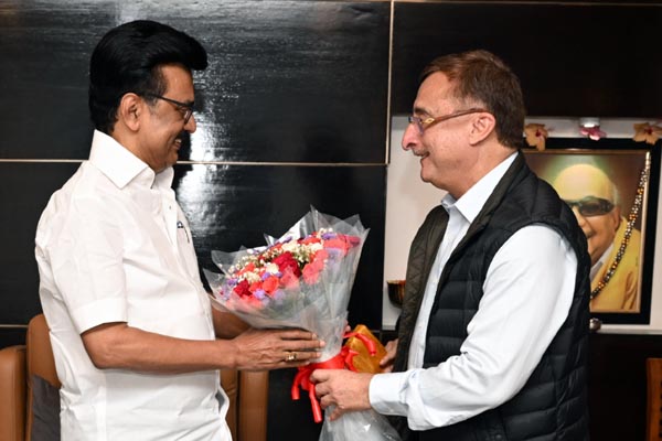 तमिलनाडु के मुख्यमंत्री एम.के.स्टालिन से विवेक तन्खा की शिष्टाचार भेंट 2 02 45