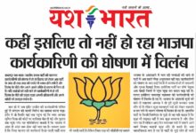 कहीं इसलिए तो नहीं हो रहा भाजपा कार्यकारिणी की घोषणा में विलंब 7 06 3