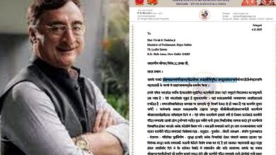 शृंगेरी पीठाधीश्वर से कश्मीरी पंडितों के हितों पर राज्यसभा सांसद विवेक तन्खा को आशीर्वाद 8 09 1