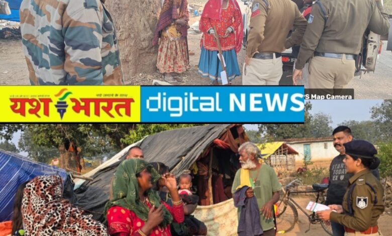 कटनी पुलिस की डेरों में दबिश, आधार कार्ड की जांच, मुसाफिरी रजिस्टर में दर्ज किए नाम 1 IMG 20251215 223151
