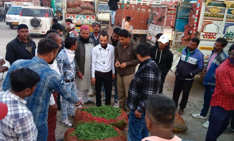 मटर मंडी में बढ़ी रौनक, दूसरे दिन 4000 कट्टी की हुई बिक्री 1 WhatsApp Image 2025 12 03 at 11.32.46