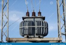 closeup electricity transformer electricity transformer 183015531