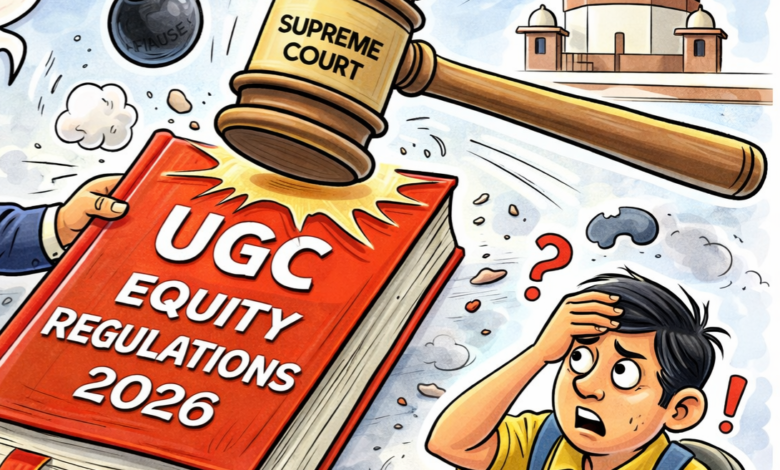 UGC इक्विटी रेगुलेशंस 2026 पर सुप्रीम कोर्ट की रोक, कहा— दुरुपयोग की आशंका, नियम अस्पष्ट 1 file 00000000bb9c7208b0b92e18efe3f7d4