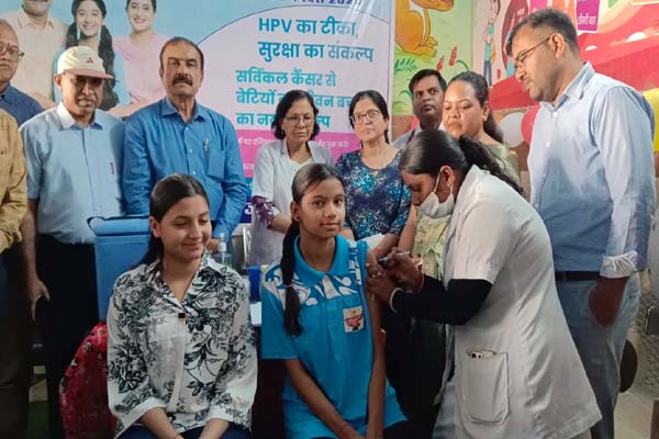 जबलपुर के 13 केंद्रों पर शुरू हुआ HPV वैक्सीनेशन अभियान 1 02 44