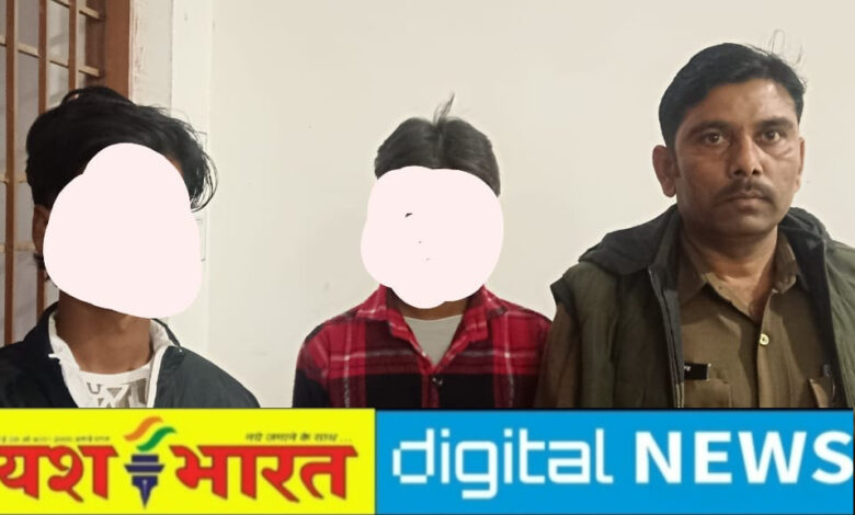 चाकूबाजी के आरोपी पुलिस की गिरफ्त में, भेजे गए जेल, गाटर घाट में हुई थी चाकूबाजी की वारदात 1 IMG 20260212 222332