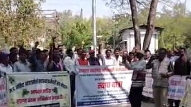 नियमितीकरण की मांग को लेकर भोपाल में हुंकार: 30 हजार स्वास्थ्य कर्मचारियों की न्याय यात्रा पर पुलिस का पहरा 7 shwasth