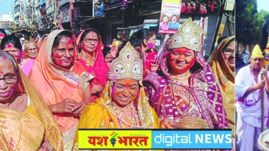 नंदीश्वर दीप महामण्डल विधान का समापन, धर्म प्रभावना के लिए धूमधाम से निकली श्रीजी की भव्य शोभायात्रा 7 04 3