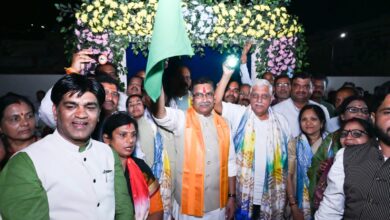 सिहोरा स्टेशन पर रीवा नेताजी सुभाष चंद्र बोस इतवारी जंक्शन रीवा एक्सप्रेस एवं शहडोल नागपुर शहडोल एक्सप्रेस के ठहराव का शुभारंभ 7 IMG 20260309 WA0019