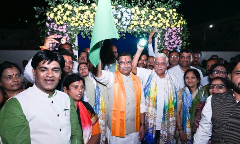 सिहोरा स्टेशन पर रीवा नेताजी सुभाष चंद्र बोस इतवारी जंक्शन रीवा एक्सप्रेस एवं शहडोल नागपुर शहडोल एक्सप्रेस के ठहराव का शुभारंभ 1 IMG 20260309 WA0019