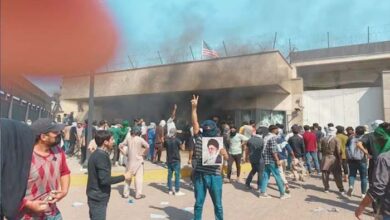 पाकिस्तान खामेनेई की मौत पर कराची में भड़का गुस्सा, US एंबेसी में आग; तोड़फोड़ 12 Untitled 1 copy