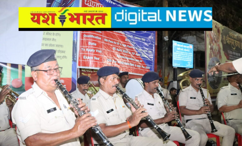 पुलिस बैंड की मधुर धुनों के माध्यम से आमजन एवं युवाओं को भर्ती के लिए किया जागरूक, चलाया जनजागरूकता अभियान 1 IMG 20260411 172254