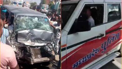 UP से दर्शन करने आ रहे श्रद्धालुओं की कार को अज्ञात वाहन ने मारी टक्कर, बच्चे समेत कई लोग घायल 8 Untitled 7 copy 2