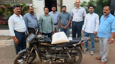 3 किलो गांजे के साथ दो शातिर बदमाश गिरफ्तार 13 crime ganja