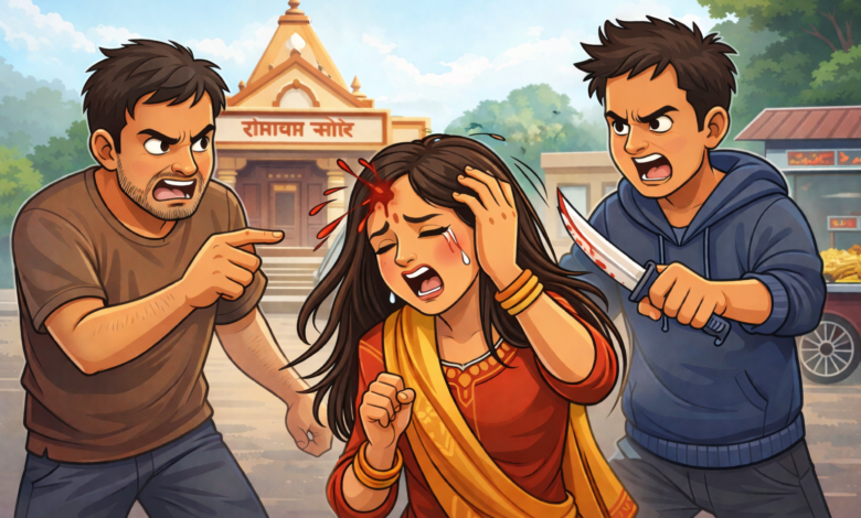 महिला से रुपयों की मांग कर चाकू से हमला,गढ़ा रामायण मंदिर के बाहर वारदात 1 file 00000000e85c71fab4ca4613eeb7a77e