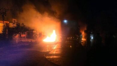 सतरही में मौत बनकर दौड़ी आग: कंटेनर-डंपर की भिड़ंत में चालक जिंदा जला, हाईवे पर मची चीख-पुकार 5 010 5