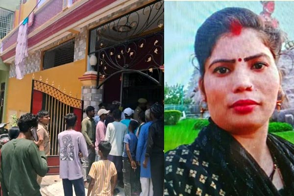 विवाहिता की संदिग्ध मौत,परिजनों ने प्रताड़ित करने का लगाया आरोप,पति फरार 1 08 8