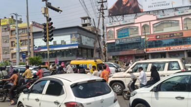 मेट्रो निर्माण ने बिगाड़ी प्रभात चौराहे की रफ्तार, जाम और हादसों का बढ़ा खतरा 6 IMG 20260513 WA0013