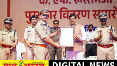 के.एफ. रुस्तमजी पुरस्कार से सम्मानित हुए थाना प्रभारी सुशील कुमार अहिरवार, पन्ना पुलिस का बढ़ाया मान 12 IMG 20260511 220612
