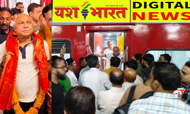 भाजपा प्रदेशाध्यक्ष की शालीनता के कायल हुए भाजपा कार्यकर्ता, रीवा से भोपाल जाते मुड़वारा स्टेशन पर रुके हेमंत खंडेलवाल 1 IMG 20260525 080909