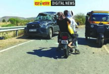 अनियंत्रित होकर पलटी तेज रफ्तार स्कॉर्पियो, हथकुरी मोड़ पर हादसा, 8 युवक घायल 11 Page 2 copy 1