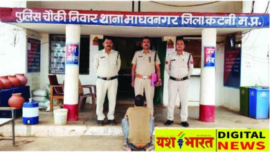 घर में घुसकर चोरी के प्रयास का आरोपी गिरफ्तार, निवार पुलिस चौकी को मिली सफलता 11 nivar