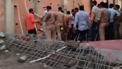 हैदरगढ़ में निर्माणाधीन इमारत की सेंटरिंग गिरी, 9 मजदूर मलबे में दबे;एक की मौत 6 01 35