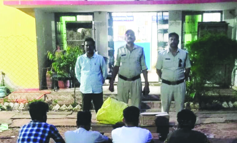 अवैध शराब के ठिकानों पर पुलिस की दबिश, भारी मात्रा में अवैध शराब बरामद, मामला दर्ज 1 06 16