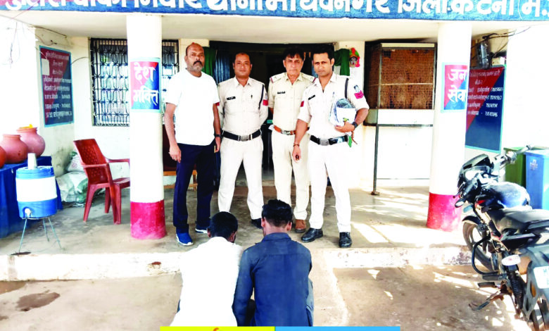 कुठला के चोरों ने निवार में अंजाम दी चोरी की वारदात, सूने मकान में चोरी का पर्दाफाश, दो आरोपियों के कब्जे से माल बरामद 1 104