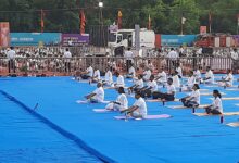 गैरिसन ग्राउंड में गूंजा योग का संदेश, राष्ट्रपति बोलीं— मां नर्मदा की नगरी में आकर धन्य हूं 9 20260621 075309 1