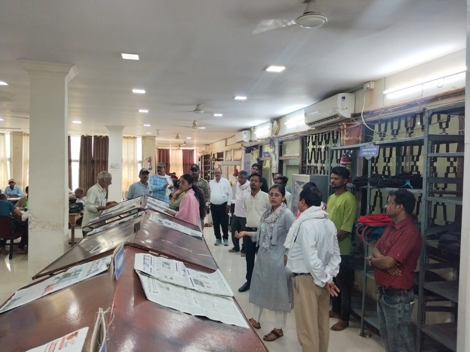 वेंकट लाइब्रेरी में व्यवस्थाओं का निरीक्षण, सुधार कार्यों पर फ़ोकस 5 IMG 20260610 WA0051