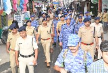 मोहर्रम पर्व को लेकर पुलिस अलर्ट, शहर के संवेदनशील इलाकों में मार्च 8 IMG 20260625 WA0000 1