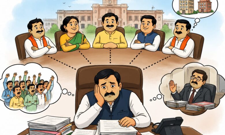 पांच MIC के भरोसे नगर निगम, एक के पास दो विभाग, छोटी टीम होने से महापौर पर काम का दबाव, विस्तार की उम्मीद में निकाला जा रहा समय 1 IMG 20260626 WA0049
