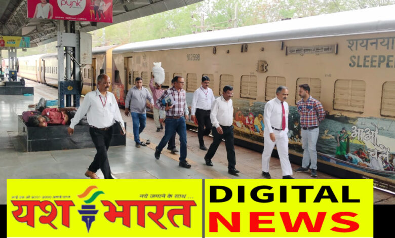 कटनी स्टेशन के निरीक्षण पर पहुंचे एडीआरएम अभय कुमार गुप्ता, अधिकारियों को दिए दिशा-निर्देश 1 IMG 20260615 175103
