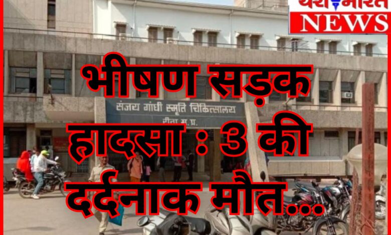 भीषण सड़क हादसा : ऑटो में सवार 3 की दर्दनाक मौत, तेज रफ्तार डंफर ने यात्रियों से भरे ऑटो को मारी टक्कर 1 InCollage 20260613 125938298