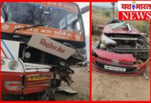 दमोह-जबलपुर हाईवे पर भीषण सड़क हादसा: बस और कार की टक्कर, तीन की मौत, दो घायल... क्षेत्र में हड़कंप 8 InCollage 20260619 190630322
