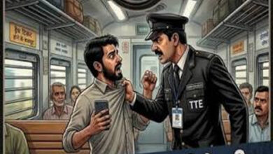टीटीई व यात्रियों के बीच बन रही विवाद की स्थिति 12 Untitled 2 copy 13