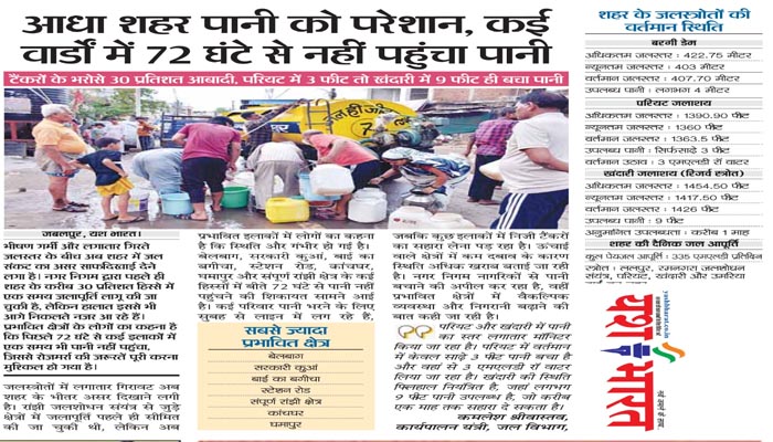 आधा शहर पानी को परेशान, कई वार्डों में 72 घंटे से नहीं पहुंचा पानी 1 Untitled 3 copy 9